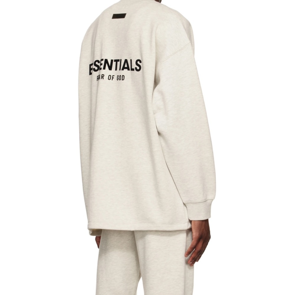 Essential relaxed crew neck sweater
